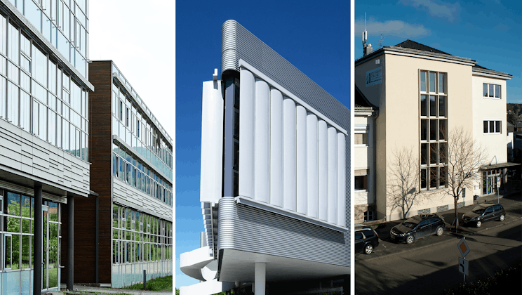 Hochschule Koblenz "Collage der Standorte"